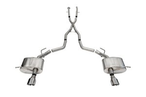 Dodge Durango Performance Exhaust - Rear - CORSA Performance - Xtreme Dual Rear Exit - Polished - `11-`25